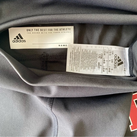Adidas Rutgers Black Leggings Size Large NWT - Picture 4 of 6
